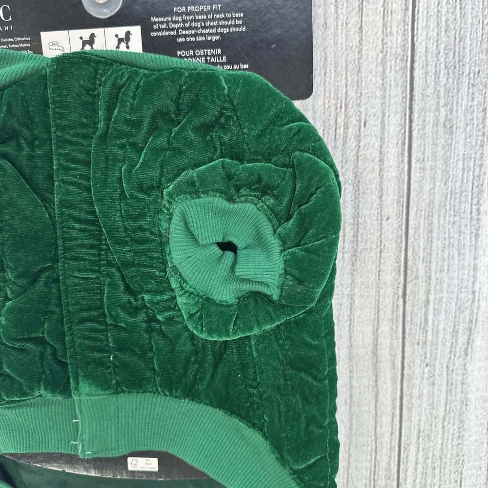 Isaac Mizrahi green velvet